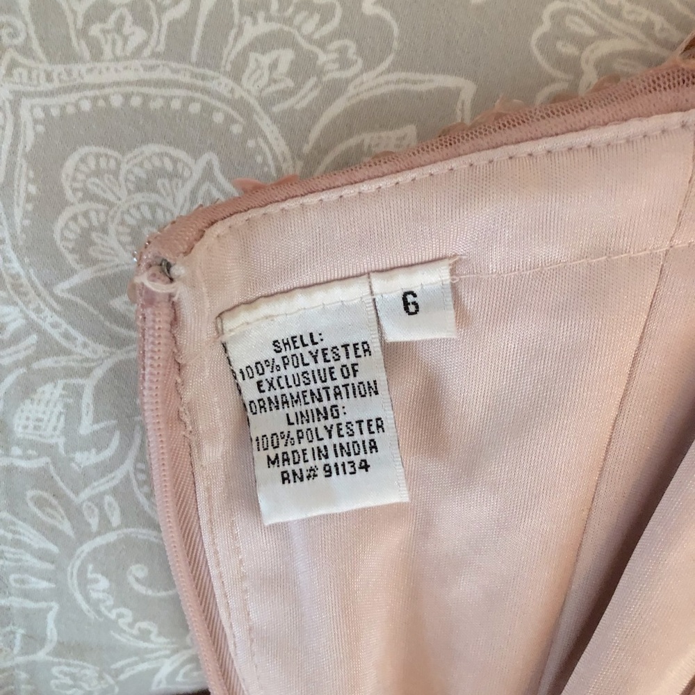 Gorgeous! Scala Blush Colored Sequined Minidress.… - image 4